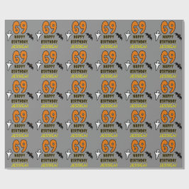 69. Geburtstag: Spooky Halloween Thema, Individuel Geschenkpapier
