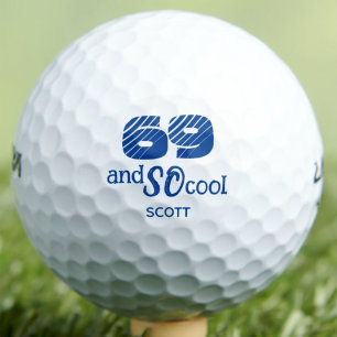 69. Geburtstagsgeschenk für ihn Cool Lustig Blau M Golfball