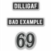 69 Helm Sticker Packs (Vorderseite)