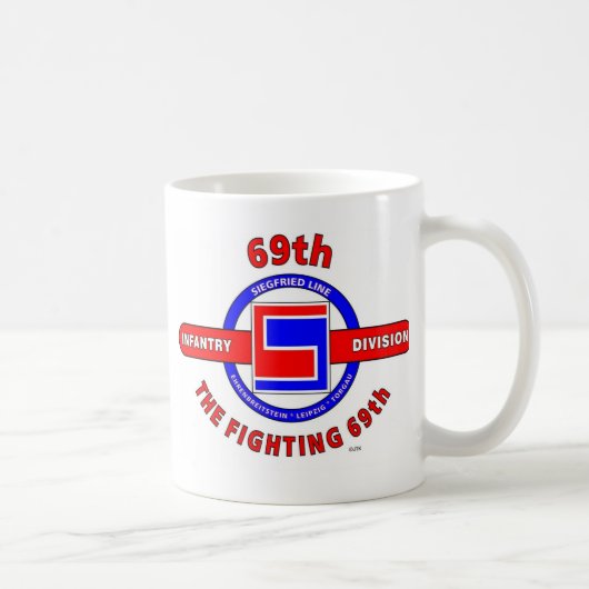 69. INFANTERIEDIVISION "DER FIGHTING 69. " KAFFEETASSE (Rechts)