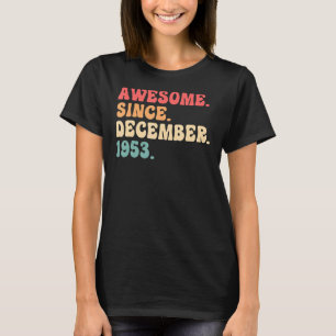 69 Jahre alt 69. Dezember Geburtstag für Männer Fr T-Shirt