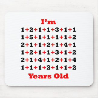 69 Jahre alte Schwarz-Rot- Mousepad