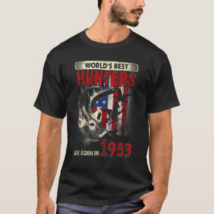 69 Jahre alter Hirschjäger Geboren 1953 69. Geburt T-Shirt