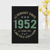 69 Jahre alter Tag Legend 69. Geburtstag Karte (Gelbe Blume)