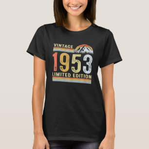 69-jährige Geschenke Vintag 1953 Limited Edition T-Shirt