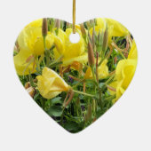 69. Jubiläum Editable Abend Primrose Keramik Ornament (Hinten)