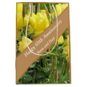 69. Jubiläum Editable Abend Primrose Mittlere Geschenktüte (Vorderseite)