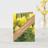 69. Jubiläum Editable Card Karte (Gelbe Blume)