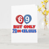 69. Lebensjahr Karte (Gelbe Blume)