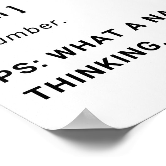 69 lustige Definition Poster (Ecke)