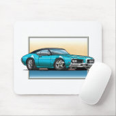 69 Macheten-aquamarines Blau Mousepad (Mit Mouse)