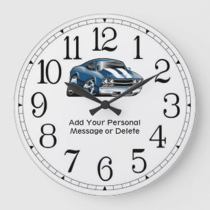 69 Muskelwagen Große Wanduhr