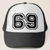 69 neunundsechzig neunundsechzig Pop-Mode-Ikone Truckerkappe (Vorderseite)