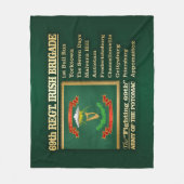 69. Regiment, Irish Brigade (BH) Fleecedecke (Vorderseite)