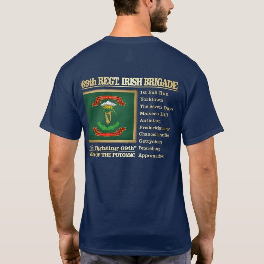 69. Regiment, Irish Brigade (BH) T-Shirt (Rückseite)