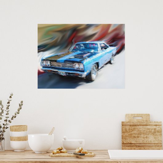 69 Roadrunner Poster (Küche)