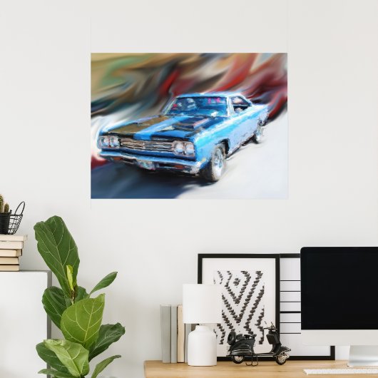 69 Roadrunner Poster (Heimbüro)