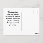 6 24-26 Lord Bless You Red Bird & Berries Postkarte (Rückseite)