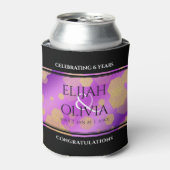 6. 33. 47. 48. Geburtstag von Amethyst Dosenkühler (Kanne Vorderseite)