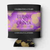 6. 33. 47. 48. Geburtstag von Amethyst Dosenkühler (Rückseite)