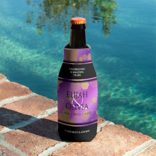 6. 33. 47. 48. Geburtstag von Amethyst Flaschenkühler (In Situ Pool)