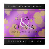 6. 33. 47. 48. Geburtstag von Amethyst Fliese (Vorderseite)