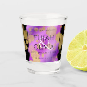 6. 33. 47. 48. Geburtstag von Amethyst Schnapsglas