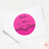 6 - 3" Bevorzugen Sie Sticker Hot Pink Black Damas (Umschlag)