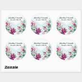 6 - 3" Bevorzugen Sie Stickers Tropical Blume auf  (Blatt)