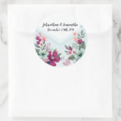 6 - 3" Bevorzugen Sie Stickers Tropical Blume auf (Tasche)