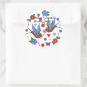 6 - 3" Bevorzugen Sticker Traditioneller Bird Tatt (Tasche)