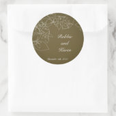 6 - 3" Bevorzugung Sticker Herbst Florale Fall Bro (Tasche)