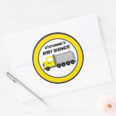 6 - 3" Bevorzugung Stickers Bau (Umschlag)