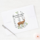6 - 3" Bevorzugung Stickers Deer Doe Woodland Buck (Umschlag)
