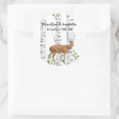 6 - 3" Bevorzugung Stickers Deer Doe Woodland Buck (Tasche)