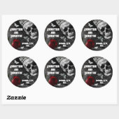 6 - 3" Bevorzugung Stickers Haunting Adeline Zade (Blatt)