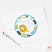 6 - 3" Bevorzugung Stickers Jungle King Lion Safar (Umschlag)