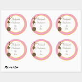 6 - 3" Bevorzugung Stickers Karneval (Blatt)