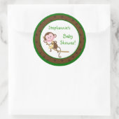 6 - 3" Bevorzugung Stickers Monkey Swing Jungle Sa (Tasche)