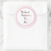 6 - 3" Bevorzugung Stickers Pink Cherry Blossom (Tasche)