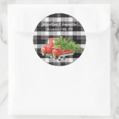 6 - 3" Bevorzugung Stickers XMAS Truck Baffalo Kar (Tasche)