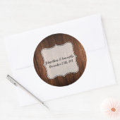 6 - 3" Gefallen Stickers Barn Wood Land Rustikal (Umschlag)