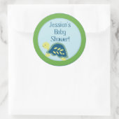 6 - 3" Gefallen Stickers Blue Sea Turtles (Tasche)
