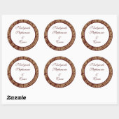 6 - 3" Gefallen Stickers Herbstbaum (Blatt)