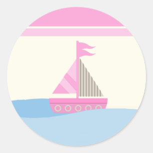 6 - 3" Gefallen Stickers Naut Segelboot Whale