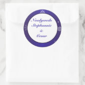 6 - 3" Gefallen Stickers White Snow Flakes (Tasche)