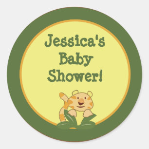6 - 3" Gunst Sticker Jungle Babys