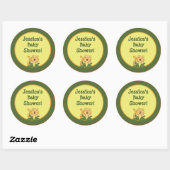 6 - 3" Gunst Sticker Jungle Babys (Blatt)