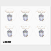 6 - 3" Gunst Sticker Sommer Land Hochzeit Rust (Blatt)