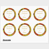 6 - 3" Pflege Stickers Foliage Blätter (Blatt)